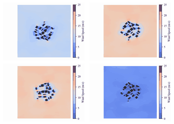 WinDiNet urban wind-flow simulation previews